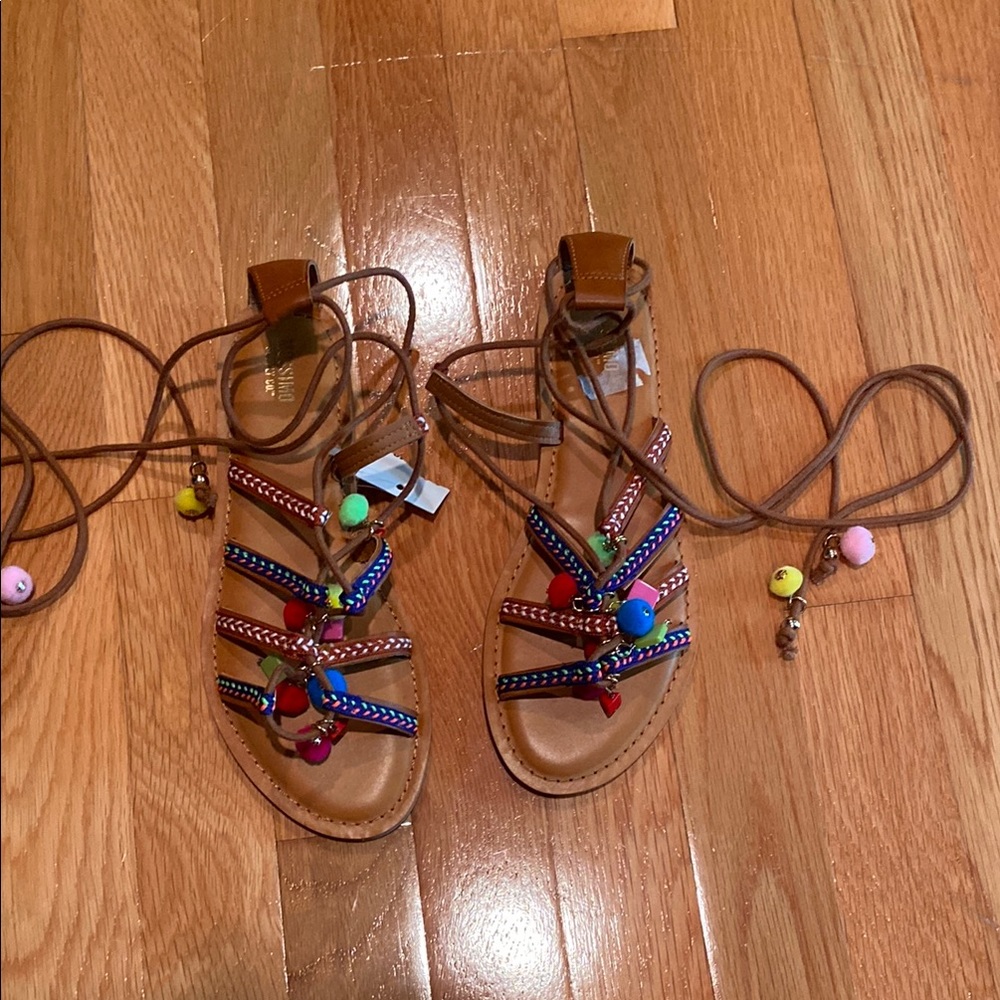 Mossimo Supply Co. Multicolor Strappy Sandals